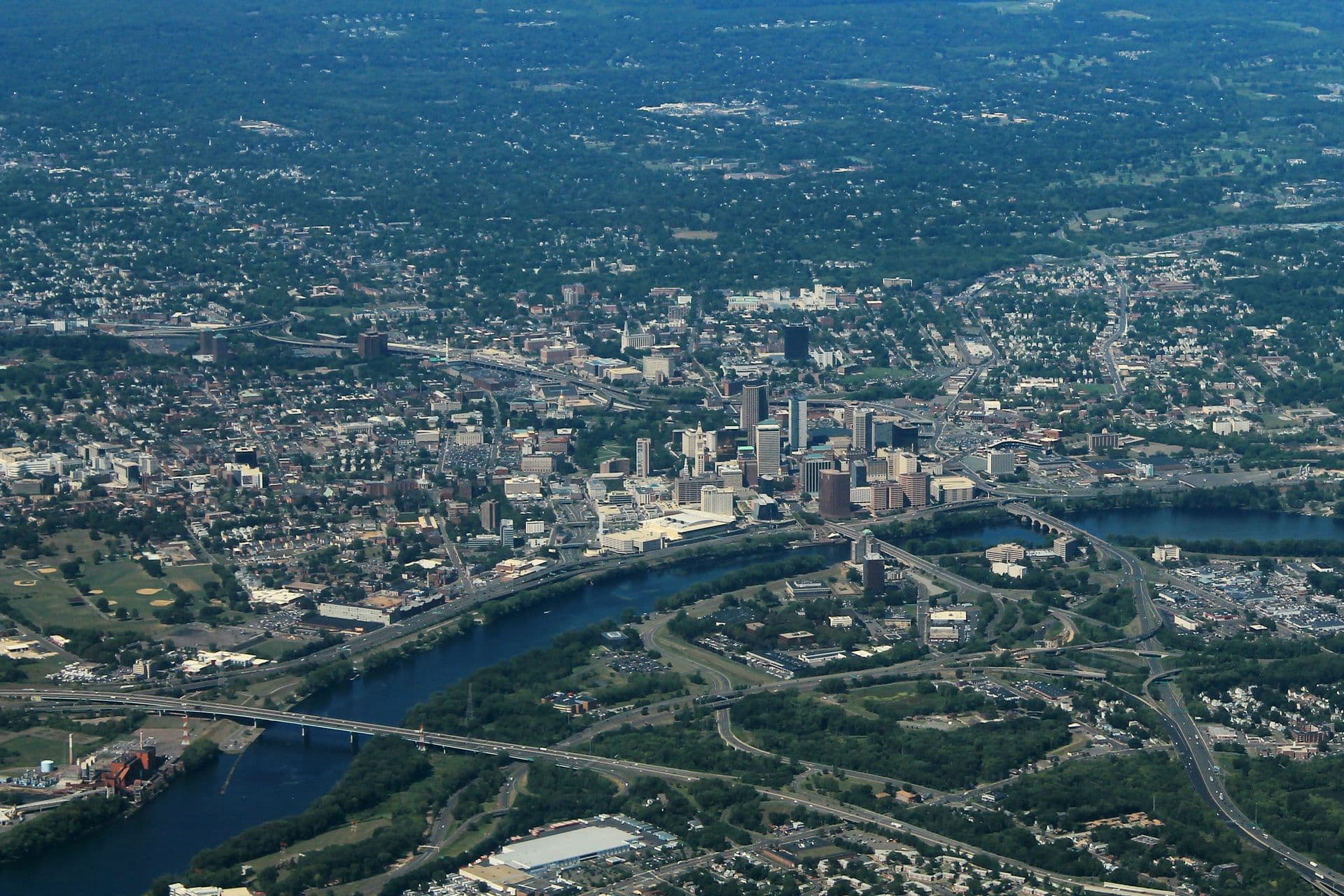 Aerial Hartford CT